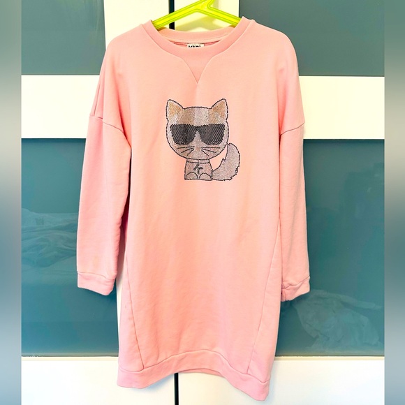 Karl Lagerfeld long sweater size 10 138cm - Picture 1 of 3